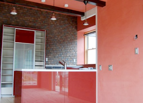 スペイン産の西洋漆喰の内装イメージ